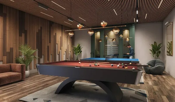 Premium clubhouse with games room
